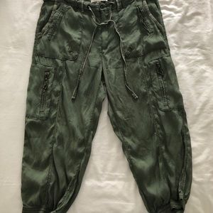 Green cargo pants
